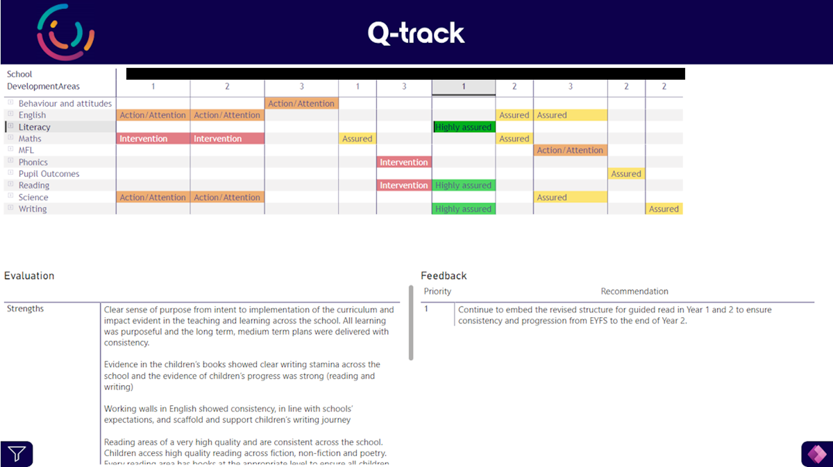 Q Track screenshot